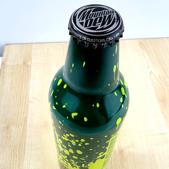 Mountain Dew Green Label Art Splish Splash 16oz Full Bottle - Picture 7 of 11